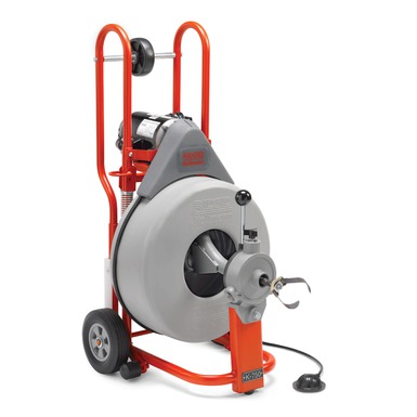 Прочищення барабанної машини RIDGID K-750 C-100